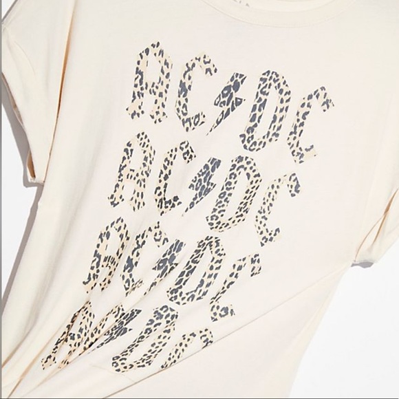 Free People X Chaser AC/DC Maxi Top Cream Size M - Picture 3 of 9